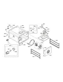Rack Support / Fan parts for Thermador Range PRD48JDSGU/07 from AppliancePartsPros.com