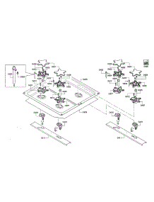 Burner / Jet Holder parts for Thermador Range PRD48JDSGU/07 from AppliancePartsPros.com