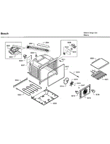 Oven parts for Bosch Range HDI7282U/06 from AppliancePartsPros.com