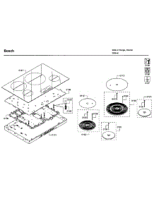 Top Assy parts for Bosch Electric Range HII8055U/01 from AppliancePartsPros.com