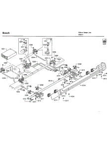 Switches parts for Bosch Gas Range HGIP054UC/07 from AppliancePartsPros.com