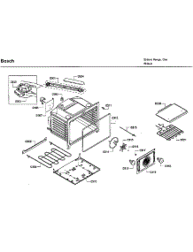 Cavity parts for Bosch Range HDI7032U/06 from AppliancePartsPros.com