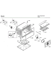 Oven parts for Bosch Electric Range HIIP054U/06 from AppliancePartsPros.com