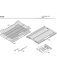 Shelfs parts for Bosch Electric Range HIIP054U/06 from AppliancePartsPros.com