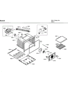 Oven parts for Bosch Range HDI7282U/05 from AppliancePartsPros.com
