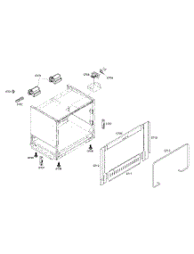 Cabinet Assy parts for Thermador Range PRD366EHC/05 from AppliancePartsPros.com