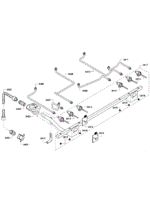 Manifold parts for Thermador Range PRD366GHC/03 from AppliancePartsPros.com