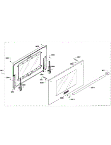 Door Assy parts for Thermador Range PRD366GHC/03 from AppliancePartsPros.com