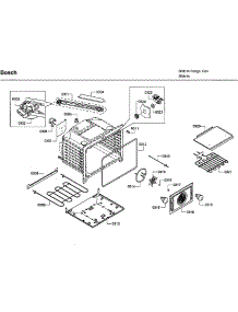 Oven parts for Bosch Range HDI7282U/08 from AppliancePartsPros.com