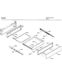 Drawer parts for Bosch Gas Range HGI8054UC/07 from AppliancePartsPros.com