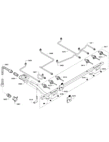 Manifold parts for Thermador Range PRD366GHC/04 from AppliancePartsPros.com