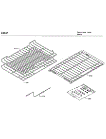 Shelfs parts for Bosch Electric Range HEIP054U/07 from AppliancePartsPros.com