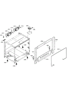 Cabinet Assy parts for Thermador Range PRD366GHC/11 from AppliancePartsPros.com