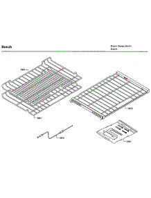 Shelfs parts for Bosch Electric Range HIIP054U/05 from AppliancePartsPros.com