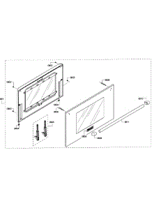 Door Assy parts for Thermador Range PRD366GHC/11 from AppliancePartsPros.com