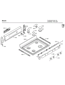 Top Assy parts for Bosch Gas Range HGS7132UC/06 from AppliancePartsPros.com