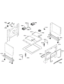 Cabinet parts for Thermador Range PRD304EG/11 from AppliancePartsPros.com