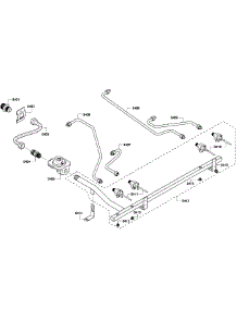 Manifold parts for Thermador Range PRD304EG/11 from AppliancePartsPros.com