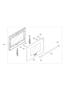 Door Assy parts for Thermador Range PRD304EHC/08 from AppliancePartsPros.com
