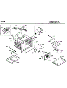 Oven parts for Bosch Gas Range HGS7132UC/03 from AppliancePartsPros.com