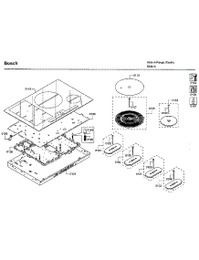 Top Assy parts for Bosch Electric Range HIIP055U/01 from AppliancePartsPros.com