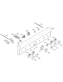 Front Panel parts for Thermador Range PRD304GHC/05 from AppliancePartsPros.com