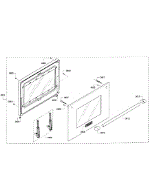 Door Assy parts for Thermador Range PRD304GHC/05 from AppliancePartsPros.com
