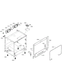 Cabinet 2 parts for Thermador Range PRD304GHC/08 from AppliancePartsPros.com