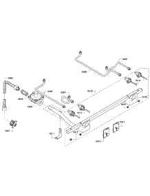 Manifold parts for Thermador Range PRD304GHC/08 from AppliancePartsPros.com