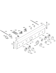 Front Panel parts for Thermador Range PRD304GHC/08 from AppliancePartsPros.com