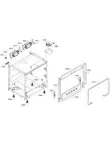 Cabinet 2 parts for Thermador Range PRD304GHC/09 from AppliancePartsPros.com