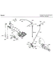 Pump parts for Bosch Washer WFMC3301UC/01 from AppliancePartsPros.com