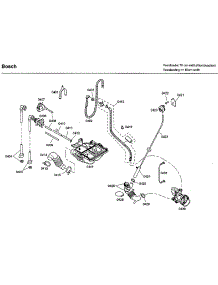 Pump parts for Bosch Washer WFMC3301UC/06 from AppliancePartsPros.com