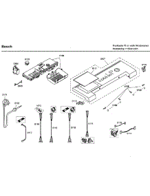 Control Panel parts for Bosch Washer WFMC3301UC/06 from AppliancePartsPros.com