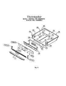 Burner Box Assembly (Rdf30qb(Prior-9708)) (Rdf30qw(Prior-9708)) parts for Thermador Range RES30RS / PRIOR-9707 from AppliancePartsPros.com
