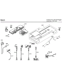 Control Panel parts for Bosch Washer WFMC4301UC/02 from AppliancePartsPros.com
