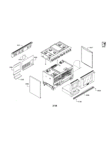 Panels parts for Thermador Range PRD48JDSGU/03 from AppliancePartsPros.com