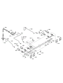 Gas Tubes / Manifold parts for Thermador Range PRD48JDSGU/03 from AppliancePartsPros.com