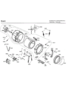 Tub parts for Bosch Washer WFMC4301UC/05 from AppliancePartsPros.com