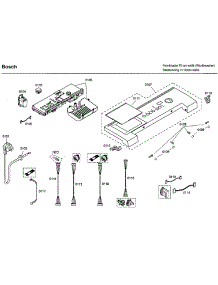 Control Panel parts for Bosch Washer WFMC4301UC/06 from AppliancePartsPros.com