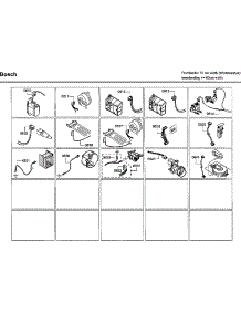 Cables parts for Bosch Washer WFVC544CUC/29 from AppliancePartsPros.com