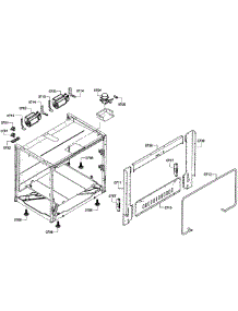 Cabinet Assy parts for Thermador Range PRD366GHU/07 from AppliancePartsPros.com