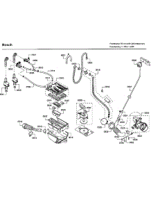 Pump parts for Bosch Washer WFVC544CUC/29 from AppliancePartsPros.com