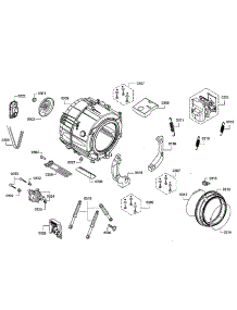 Tub parts for Bosch Washer WAT28401UC/12 from AppliancePartsPros.com