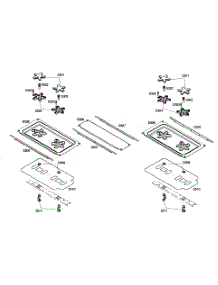 Burner Assy parts for Thermador Range PRD304EHC/03 from AppliancePartsPros.com