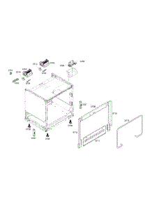 Cabinet parts for Thermador Range PRD304EHU/01 from AppliancePartsPros.com