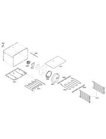 Oven Cell parts for Thermador Range PRD304EHU/01 from AppliancePartsPros.com
