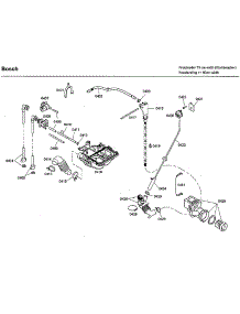 Pump parts for Bosch Washer WFMC3301UC/04 from AppliancePartsPros.com