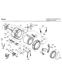 Tub parts for Bosch Washer WFMC3301UC/04 from AppliancePartsPros.com