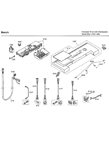 Control Panel parts for Bosch Washer WFMC3301UC/11 from AppliancePartsPros.com